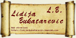 Lidija Bukatarević vizit kartica